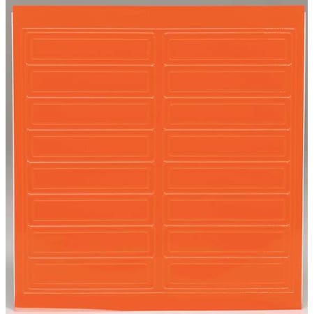 Accuform Hard Hat Label, 1 In. H, 4 In. W, PK16, LHR104RDOR LHR104RDOR