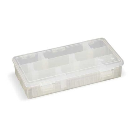 Flambeau Adjustable Compartment Box with 3 to 9 compartments, Plastic, 1 1/2 in H x 3-3/8 in W T300