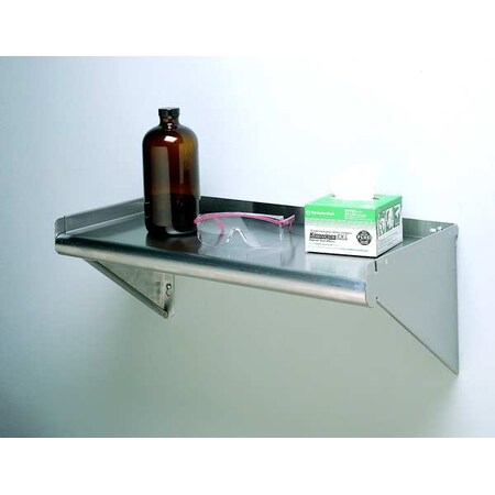 Advance Tabco Stainless Steel Wall Shelf, 11-1/8"D x 60"W x 9-1/2"H, Silver WS-KD-60-GR