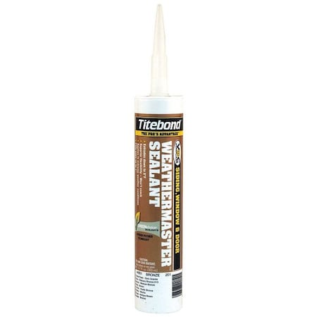 Titebond Sealant, 10 oz, Cartridge, Bronze, Polymer Base, WeatherMaster 44051