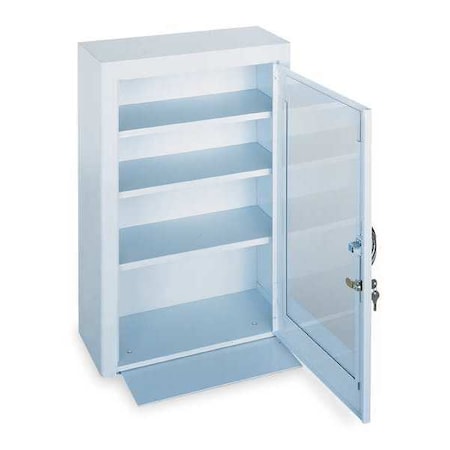 Durham Mfg Empty First Aid Cabinet, Steel, White 519-43-PD