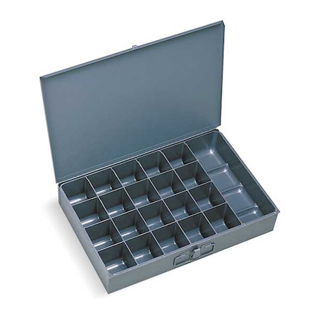 Durham Mfg Steel, Compartment Drawer, 12 1/2 in D x 3 1/8 in H x 18 3/8 in W 109-95-D570