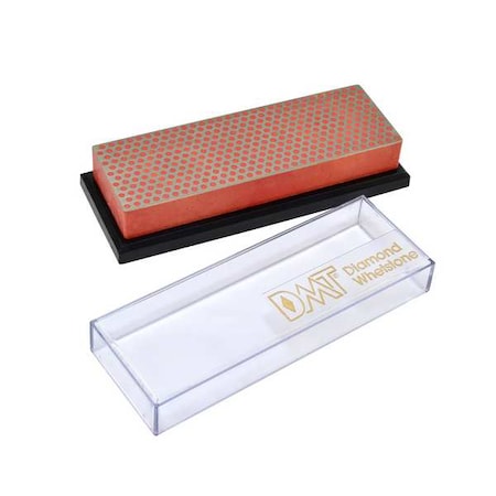 Dmt Whestone Sharpening Stone, 6 in W, 2 in L, 3/4 in H, Diamond, Fine Grit, Red W6FP