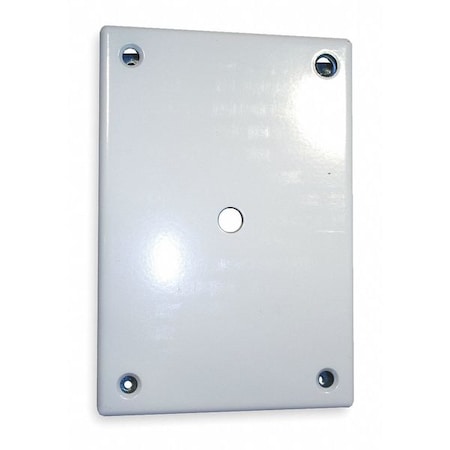 Hubbell Wiring Device-Kellems Security Wall Plate, White SWP12