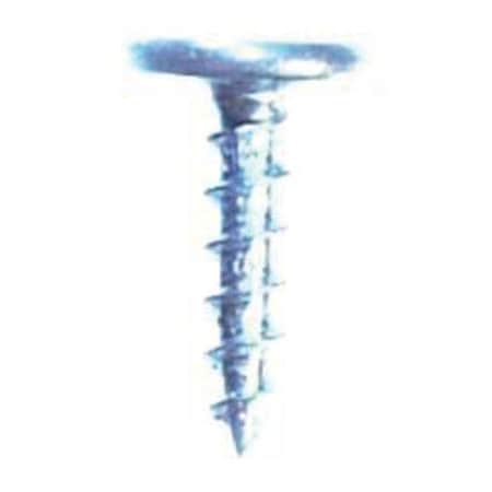 Zoro Select Wood Screw, No. 10, 5/8 in, Zinc Plated Steel Flat Head Phillips Drive, 100 PK KK.MET.SCR.100