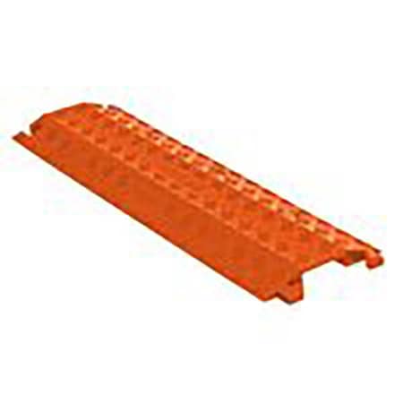 Fastlane Cable Protector, 1-1/2 in H, 38-1/2 in L, 10-3/4 in W, 1 Channel, Polyurethane, Orange FL1X4-O