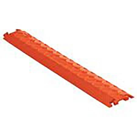 Fastlane Cable Protector, 3/4 in H, 36-3/4 in L, 5-3/4 in W, 1 Channel, Polyurethane, Orange FL1X1.5-O