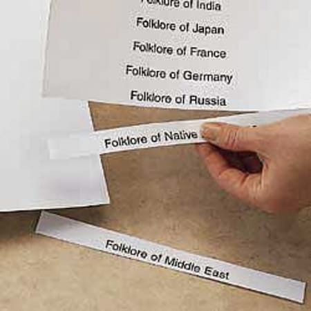 Aigner Index 1-11/16"x 4" Laser Insert Sheet, Pk50 LI20412