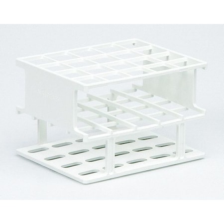 Nalgene Test Tube Half-Rack, 36 Slots, 20mm, White 5972-0020