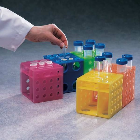 Heathrow Scientific RACKS CUBE PP ASSORTED, PK5 HS29050A/HEA29050A