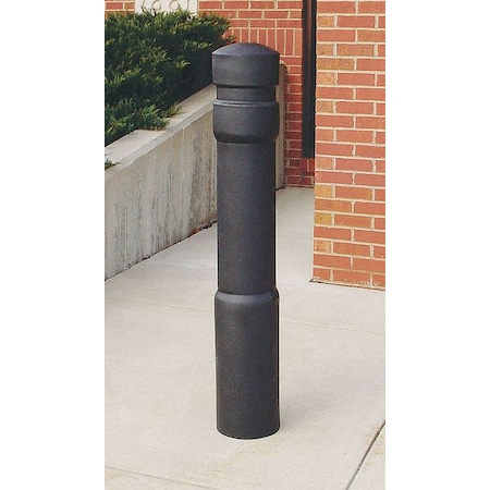 Zoro Select Bollard Cover, 6 In Dia., 52 In H, Black ARCH-BK-6-52-S
