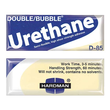 Hardman Hot Melt Adhesive, Double/Bubble D-85 Series, White, Packet, 10 PK, 1:01 Mix Ratio 4023-BG10