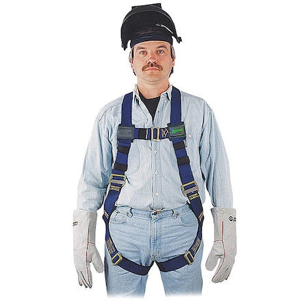 Miller VersaLite Arc-Flash Rated Full Body Harness, L/XL, 400 lb., Mating Chest/ Mating Leg Straps 650K/UBL