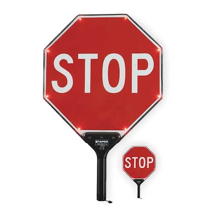 Tapco BlinkerPaddle® LED Sign, Stop/Stop, White/Red 2180-00301