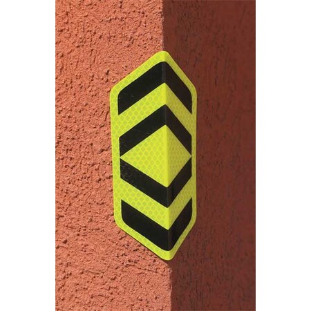 Incom Flat Reflector, Red/White Aluminum RE869 | Zoro