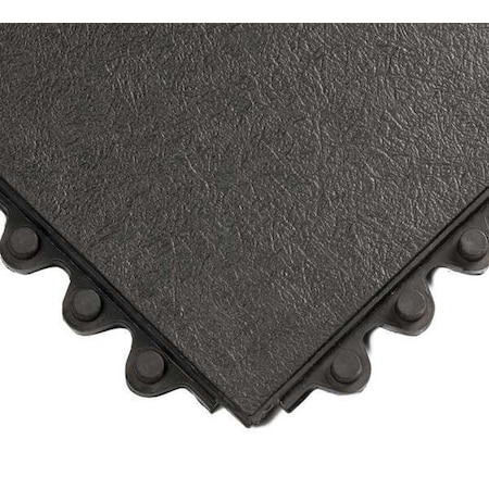 Wearwell Interlocking Antifatigue Mat Tile, Rubber, 3 ft W x 3 ft L, 5/8 in Thick 570