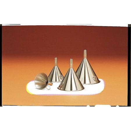 Zoro Select Funnel, 188mL, Stainless Steel 84740