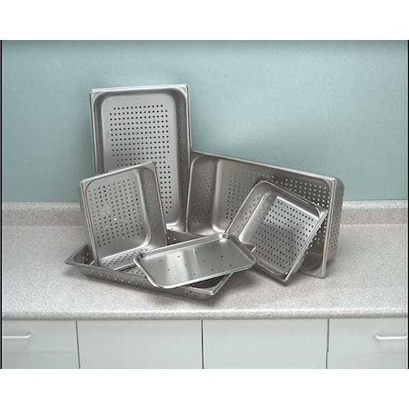 Zoro Select Perforated Tray 2.5X10 3/8X12.75,304SS 30223