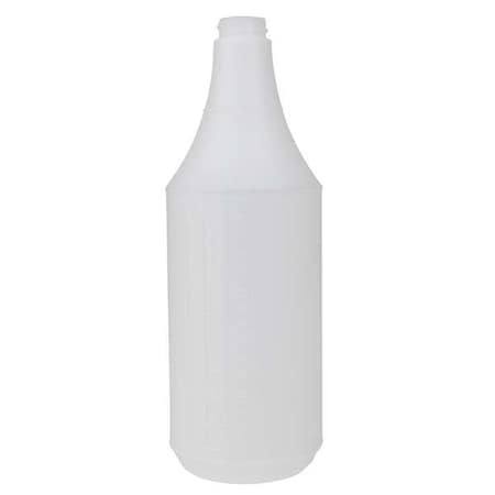 Zoro Select 32 oz. Clear, Plastic Graduated Bottle, PK3 130295