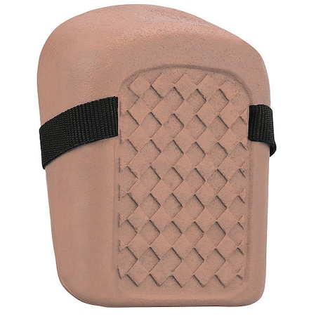 Allegro Industries Knee Pads, Hard Shell, Natural Rubber Blend, Neoprene Pad, Neoprene, Rubber Cap, 1 Straps, Brick 7101