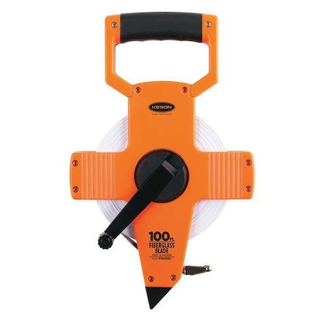 Keson 100 ft Tape Measure, 1/2 in Blade OTR-18-100