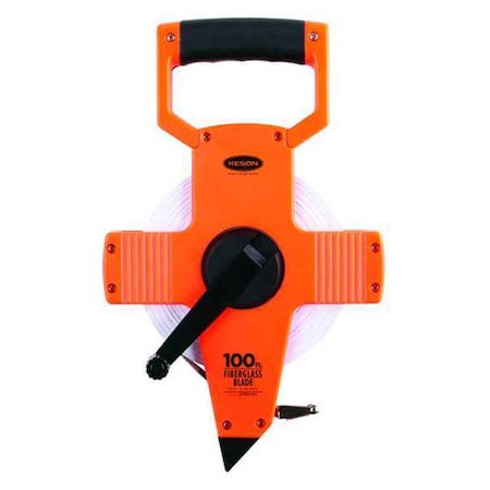 Keson 100 ft Engineer's Tape Measure, 1/2 in Blade OTR-10-100