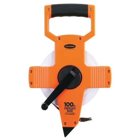 Keson 100 ft Tape Measure, 1/2 in Blade OTR-1810-100