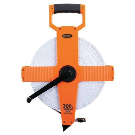 Keson 300 ft Tape Measure, 1/2 in Blade OTR-1810-300