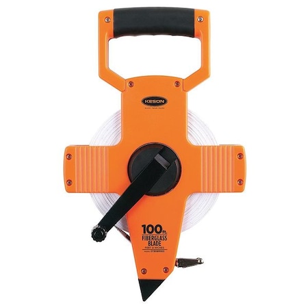 Keson 100 ft/30m Tape Measure, 1/2 in Blade OTR-18M-100