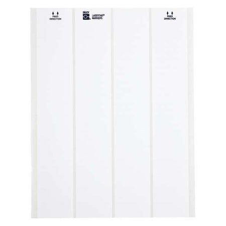 Brady Label, 1 In. W, 1 In. L, Polyester, PK1000 LAT-58-361-1