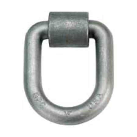 Zoro Select Forged Lashing D- Ring, 15, 586 lb. B50PKGD