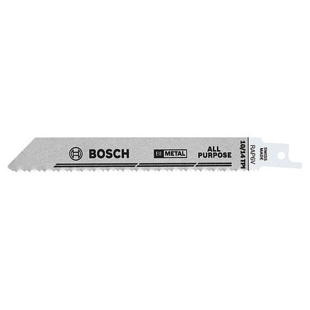 Bosch 6 in L x 10/14 TPI Reciprocating Saw Blade, 5 PK RAP6V