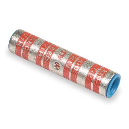 Abb Crimp Wire Connector, 250 kcmil Max, Red, None Insulation, 35 kV 60554