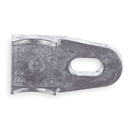 Zoro Select Pipe Spacer, Conduit; Pipe Use, 2 in, Malleable Iron, Zinc Plated 3LP01