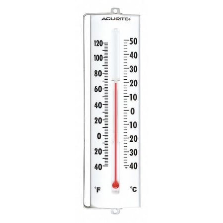 Acurite Analog Thermometer, -58 Degrees to 158 Degrees F for Wall or Desk Use 00330A2
