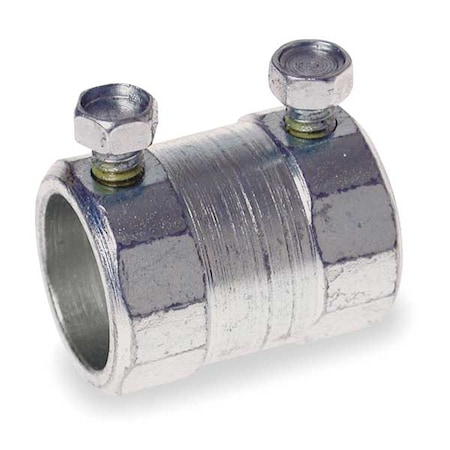 Zoro Select IMC Coupling, 1 in, Set Screw, Steel, PVC Coated 3LP82