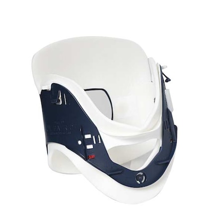 Zoro Select Adjustable Cervical Collar, Polyethylene Foam, 8 to 18 in L, White 922-10578