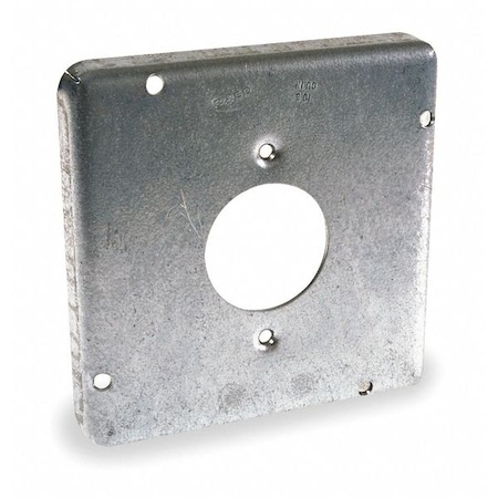 RACO Electrical Box Cover, 20A Receptacle, 1/8" 887