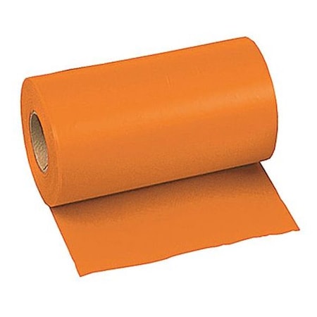 Zoro Select Flagging Tape, Orange, 6 in Wide x 300 ft Length, Vinyl, 2.5 mil TF6O300-200
