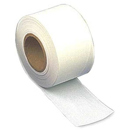 Zoro Select Flagging Tape, No Legend, White, 2 in Wide x 300 ft Length, Vinyl, 2.5 mil TF2W300-200