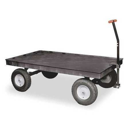 Rubbermaid Wagon Truck, 2000 lb., 74 In. L FG9T0700BLA