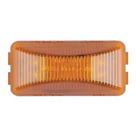 Maxxima Clearance Light, LED, Amber, Rect, 2-1/2 L 3LXG2