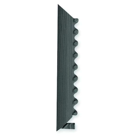 Notrax Ramp Edge, 3/4 in Thickness, 3 ft L, Black 551M0003BL