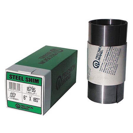 thumbnail image 2 of Precision Brand 16590 Shim Stock Roll – 0.020" Thick, 6" X 100", Cold Rolled Low Carbon Steel, Made In USA 2 of 5