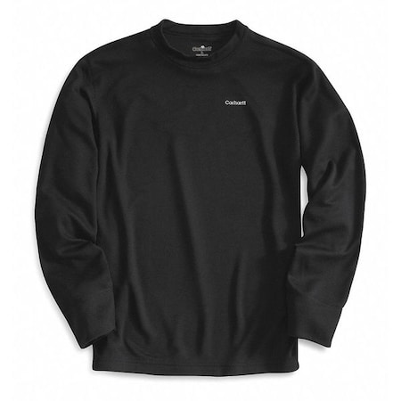 Carhartt Long Sleeved Shirt Thermo Crw Nck, Blk, 100% PET, 4XL K207 BLK REG 4XL