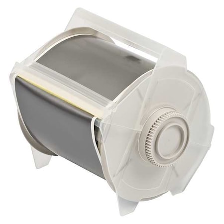 Brady Label Tape Cartridge, Gray, Labels/Roll: Continuous 113143