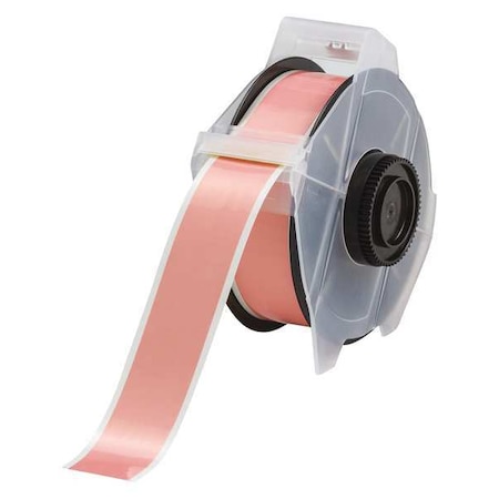 Brady Label Tape Cartridge, Pink, Labels/Roll: Continuous 76600
