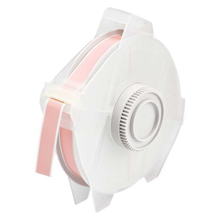 Brady Label Tape Cartridge, Pink, Labels/Roll: Continuous 76601