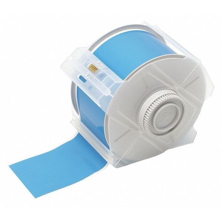 Brady Label Tape Cartridge, Light Blue, Labels/Roll: Continuous 76607