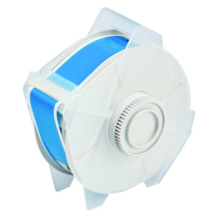 Brady Label Tape Cartridge, Light Blue, Labels/Roll: Continuous 76608